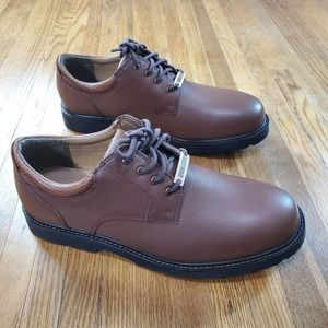Dockers Mens Shelter Rugged Oxford Shoes Sz 10.5 Brown Leather NEW NWOB
